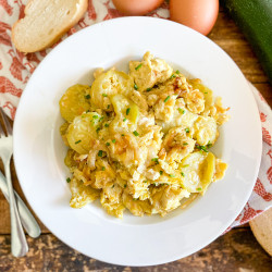 Spanish Scrambled Eggs With Zucchini | Zarangollo Murciano Recipe