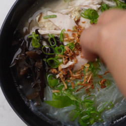 Vietnamese Chicken Glass Noodle Soup