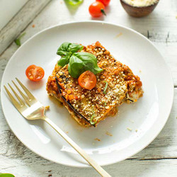 Lentil &amp; Eggplant Lasagna