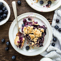 Gluten Free Blueberry Pie Bars