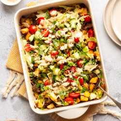 Loaded Big Mac Casserole