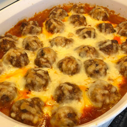 Low Carb Enchilada Meatballs