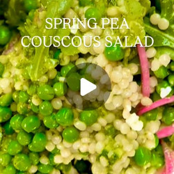 Herby Spring Pea Couscous Salad