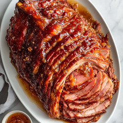 Honey-brown Sugar Mustard Glaze For Your Ham