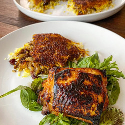 Saffron Chicken With Persian Saffron Rice