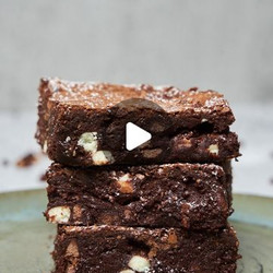 The Ultimate Triple Chocolate Brownies