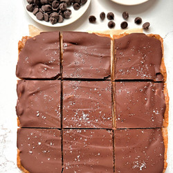 Almond Butter Protein Bars (vegan)