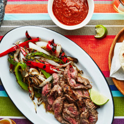 Mezcal-Marinated Fajitas |Epicurious