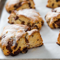 Bakery-style Cream Scones With Milk Chocolate Recipe