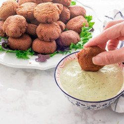 Egyptian Style Falafel Made With Fava Beans: Vegetarian And Vegan