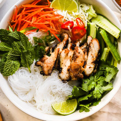 Vietnamese-style Chicken Vermicelli Bowls