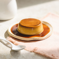 Vegan Pumpkin Flan With Homemade Coconut Syrup (no-bake!)