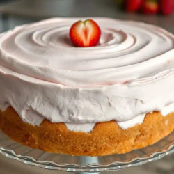 Light Strawberry Mousse Cake