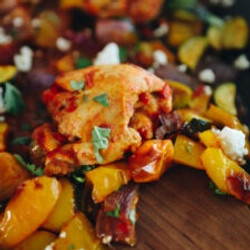 Sheet-pan Harissa Chicken