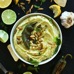 Roasted Jalapeño Hummus