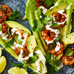 Cilantro-lime Shrimp Wraps