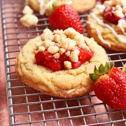 Strawberry Shortcake Cookies