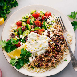 Greek Turkey Bowls