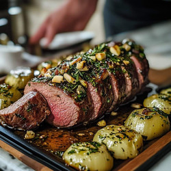 Herb Butter Beef Tenderloin Roast