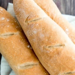 Homemade No Knead French Baguettes