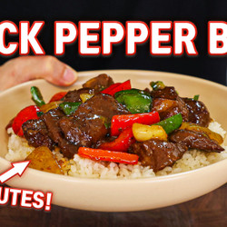 Chinese Black Pepper Beef