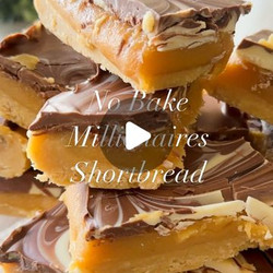 No Bake Millionaires Shortbread