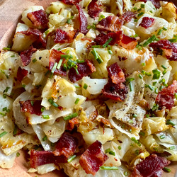 Easy Roasted Cabbage Salad