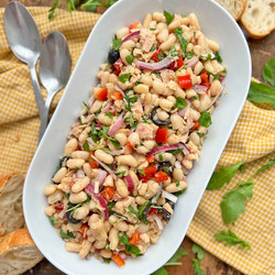 Spanish White Bean &amp; Tuna Salad