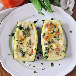 Zucchini Pizza Boats - Low Carb And Gluten-Free