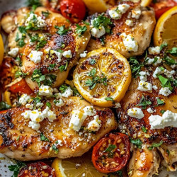 Greek Lemon Feta Chicken