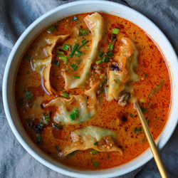 Coconut Curry Soup With Dumplings