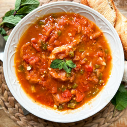 Spanish Tomato And Bread Soup | Sopa De Tomate Y Pan