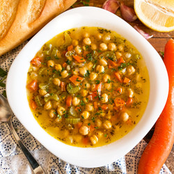 Greek Chickpea Soup | Revithosoupa