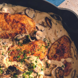 Date Night Chicken In Creamy Mushroom Sauce