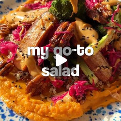 Miso Sweet Potato Protein Bowl