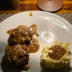 Hamburger Steak With Onions And Gravy