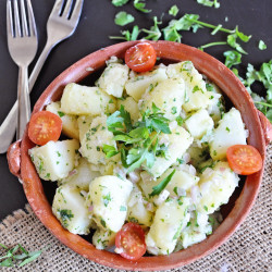 Andalusian Dressed Potatoes - Patatas Aliñadas