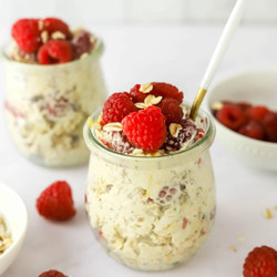 Raspberry Lemon Overnight Oats