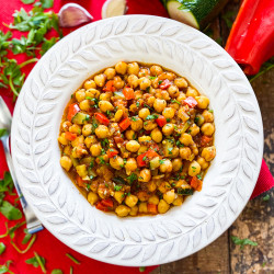 Moorish-Spiced Spanish Garbanzo Beans