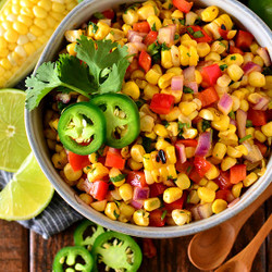 Southwest Grilled Corn Salad