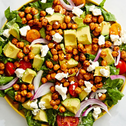 Roasted Chickpea And Avocado Salad