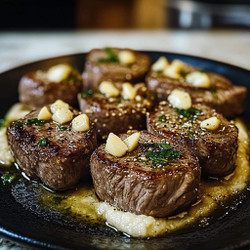 Garlic Sirloin Treats