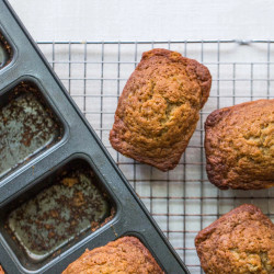 Mini Banana Bread Loaves