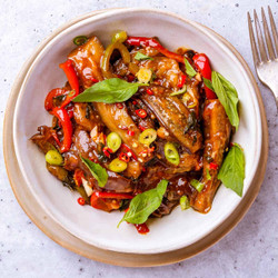 Thai Basil Eggplant