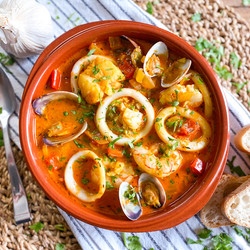 Classic Spanish Seafood Stew | Zarzuela De Pescado Y Mariscos