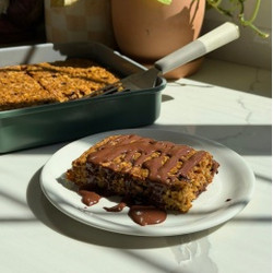 Pumpkin-Tahini Chocolate Chip Baked Oats