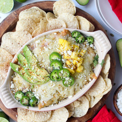 Cheesy Green Chile Chicken Enchiladas, For Two! - Wry Toast