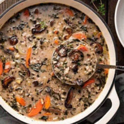 Wild Rice And Mushroom Soup