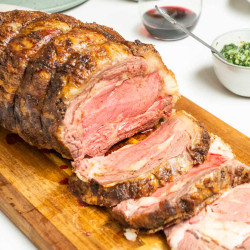 Classic Roast Prime Rib Of Beef Au Jus