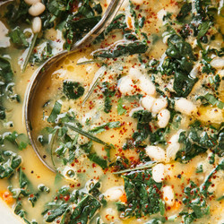 Creamy White Bean Soup With Kale